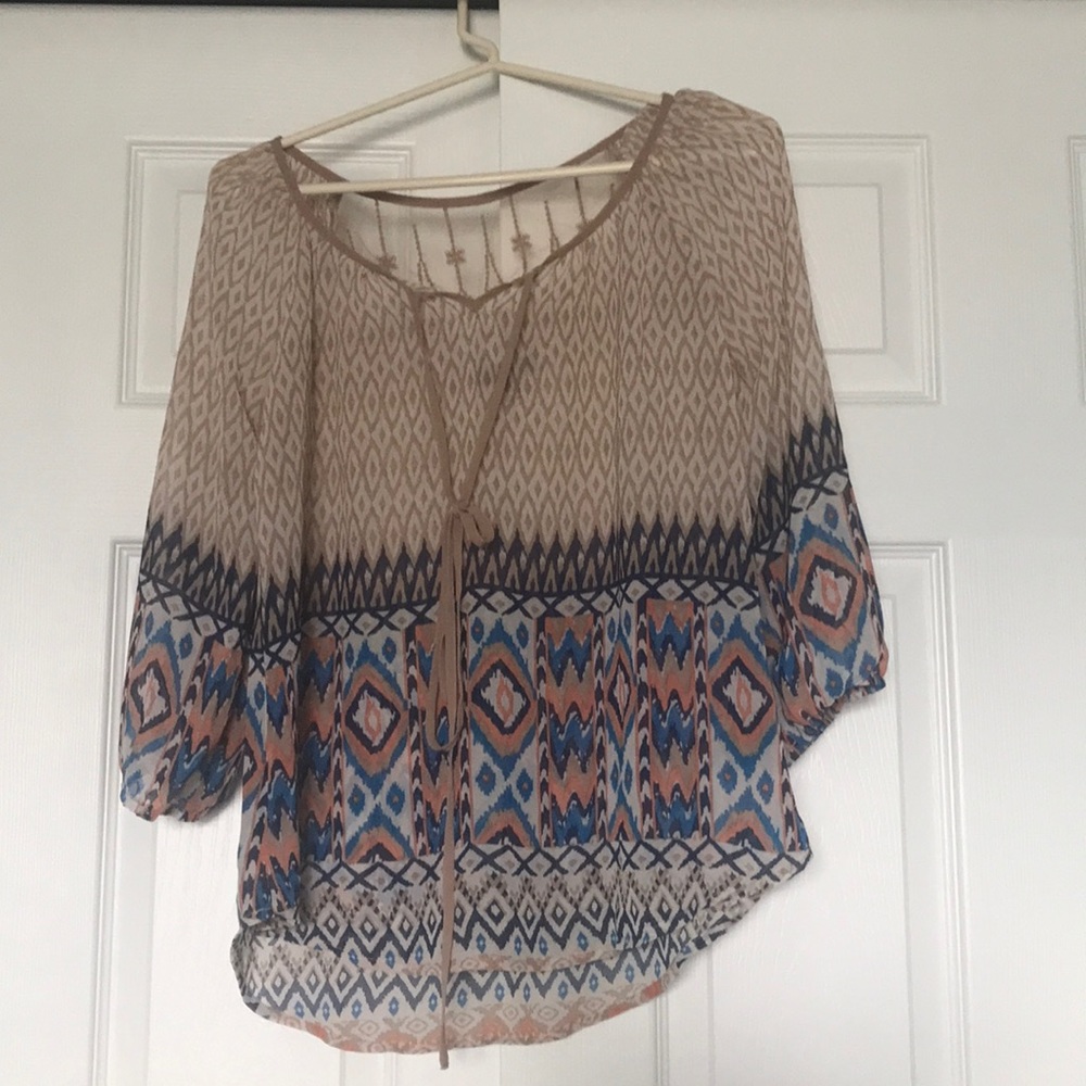Sheer blouse